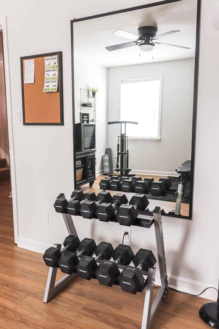 21 Brilliant At Home Gym Ideas for Small Spaces ASHLINA KAPOSTA